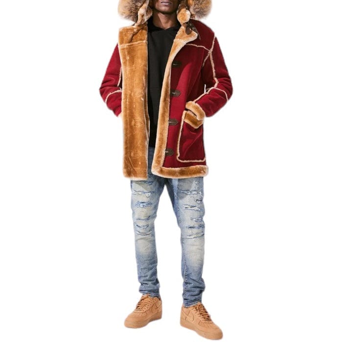 Jordan Craig Denali Shearling Jacket (Burgundy) 91620