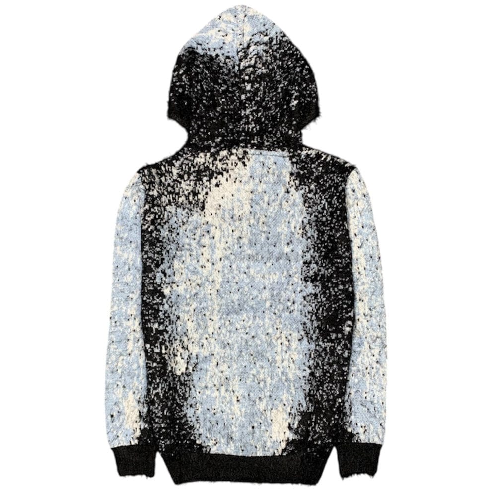 One In A Million Jumpsuit Mohair Pullover Sweater Hoodie (Blue) KG-630