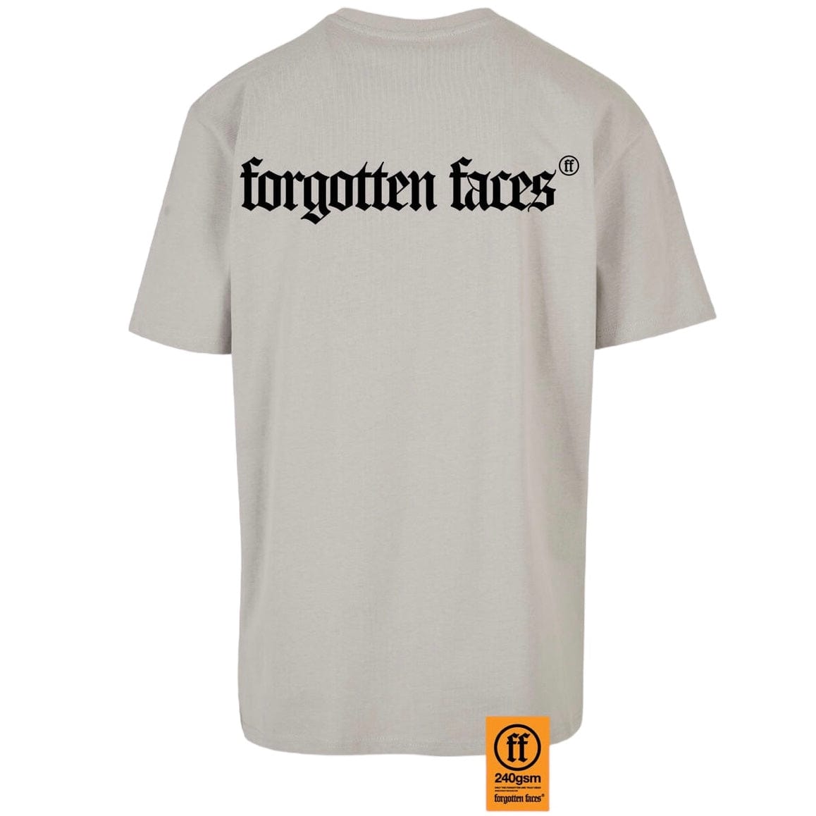 Forgotten Faces White Balaklava Tee (Light Asphalt)