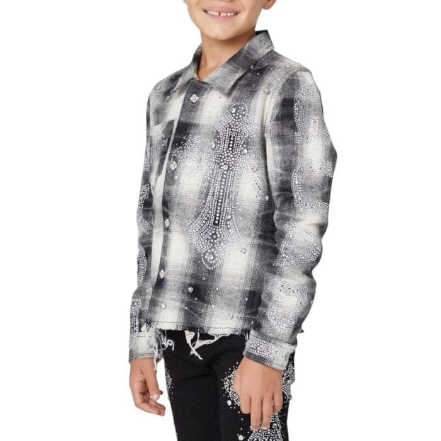 Boys Guapi Cross Kids Flannel (Cloud Grey)