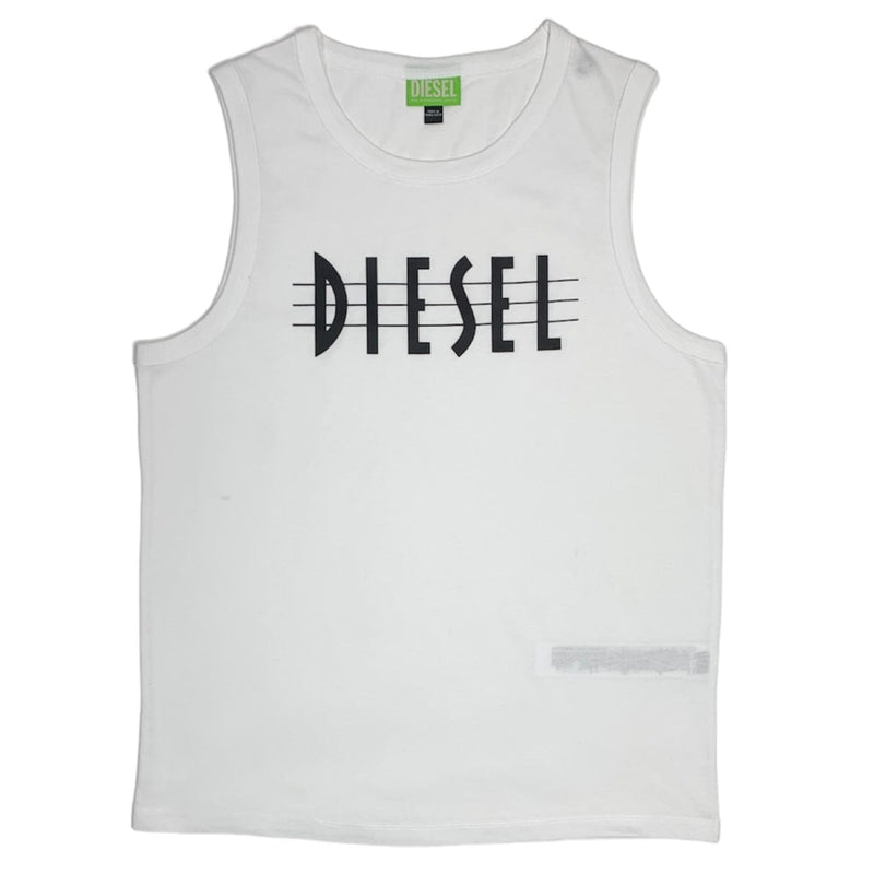 Diesel Tank Top (White) - A024580GRAF