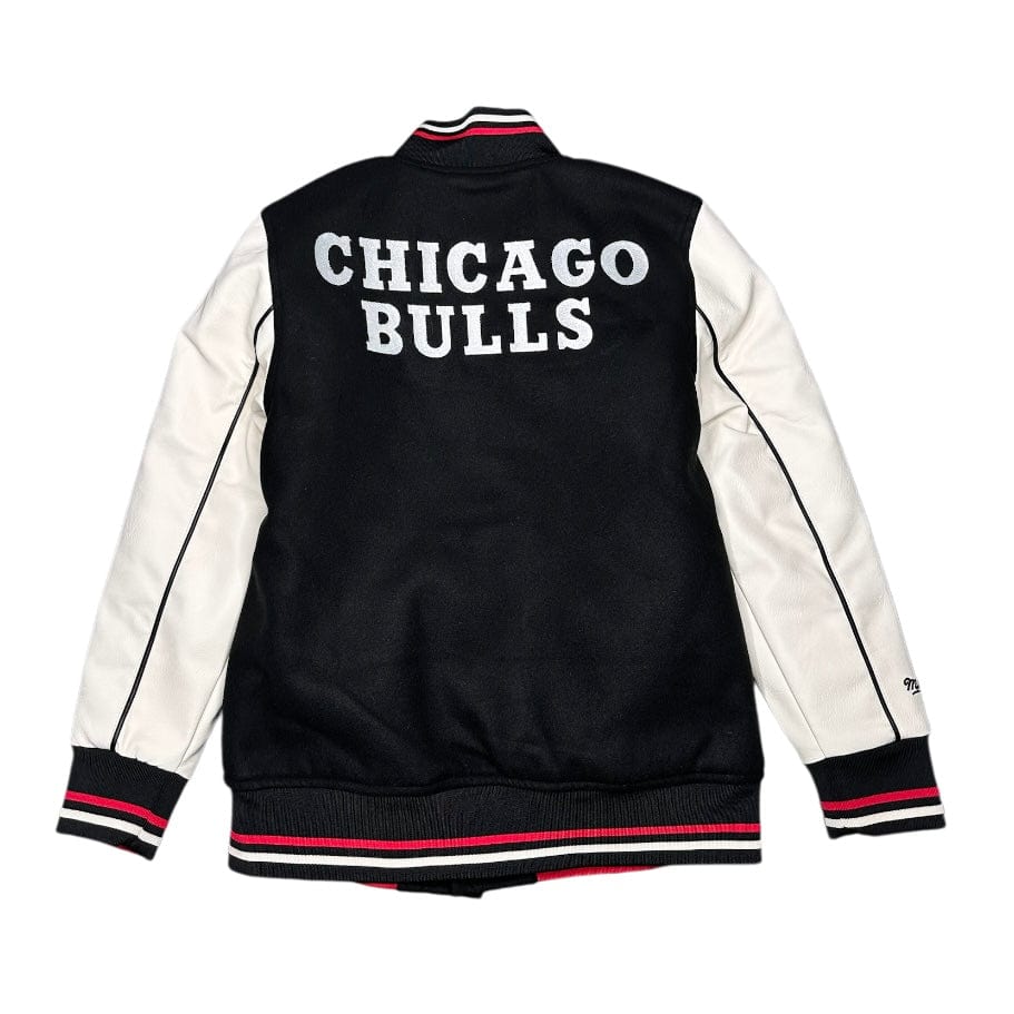 Youth Mitchell & Ness Chicago Bulls Varsity Team Jacket (Black)