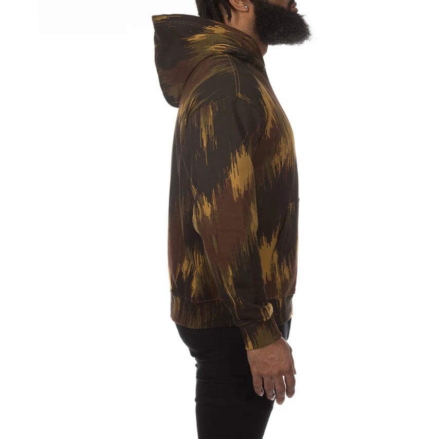 Ice Cream Drip Camo Hoodie (Dried Tobacco) 441-6310