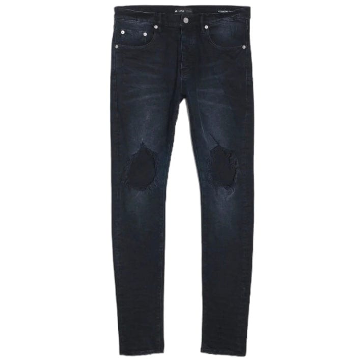 Purple Brand Black Wash Blowout Denim (Black Wash) P002-BLB