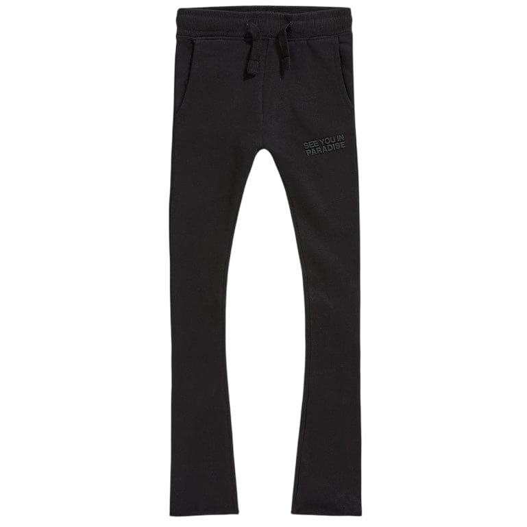 Kids Destined For Greatness Stacked Sweatpants (Noir)