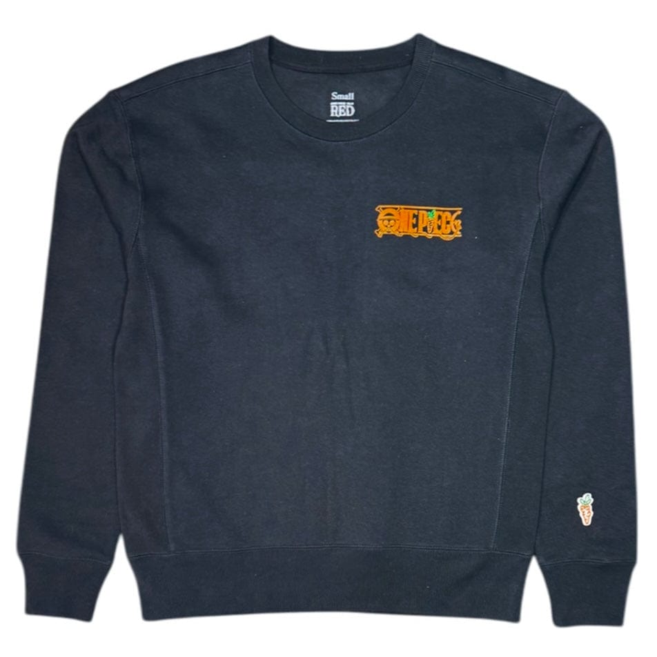 Carrots X One Piece Crewneck Sweatshirt (Black) CRTOP11