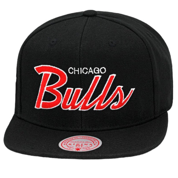 Mitchell & Ness Nba Chicago Bulls Script Snapback (Black)