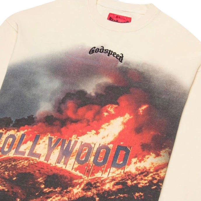 Godspeed Hollywood Inferno LS T-Shirt (Bone)