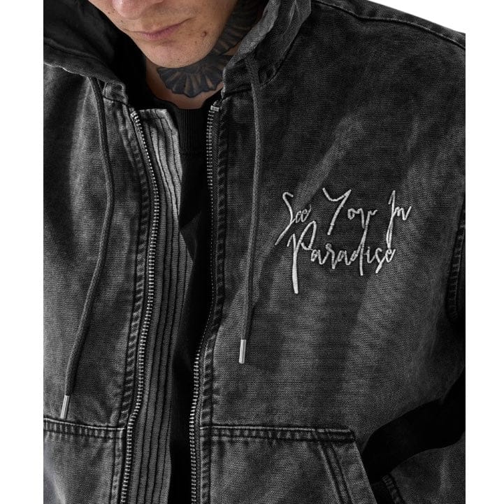 See You In Paradise Eternal Flame Hooded Work Jacket (Vint. Charcoal) 91669