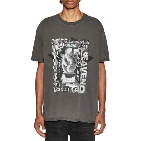 Ksubi Idols SS Tee (Faded Black) MFA24TE014