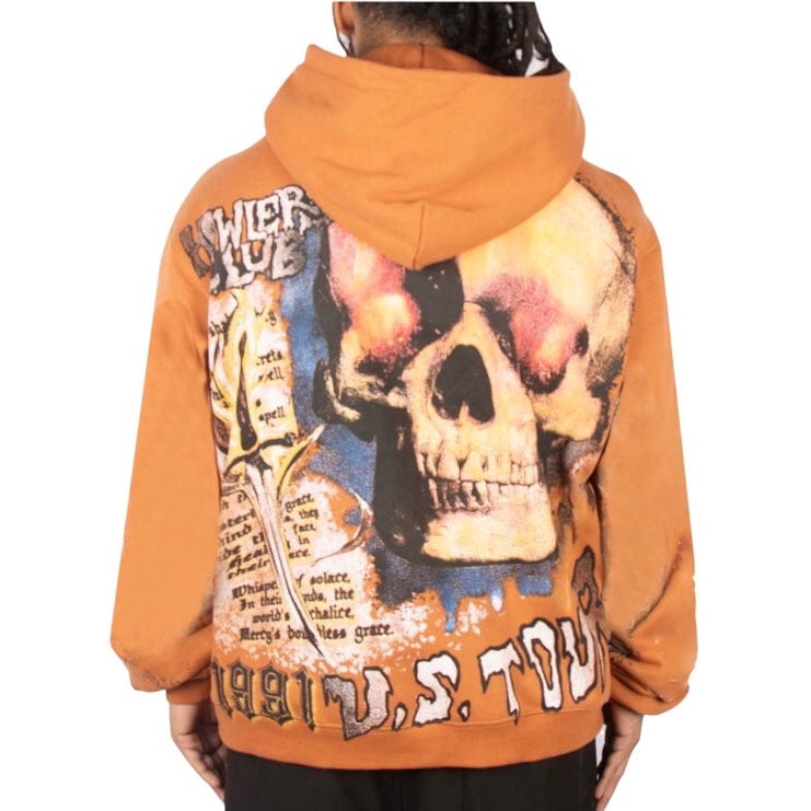 Howlers Club Ghoul Tour Hoodie (Burnt Orange)