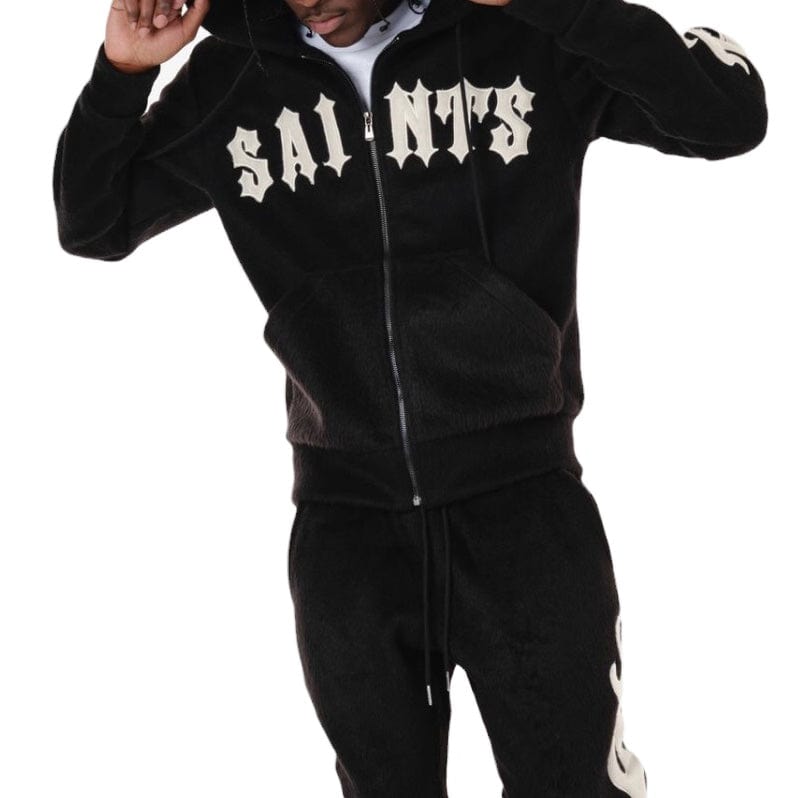 Copper Rivet "Saints" Mohair Embroidery Set (Black)