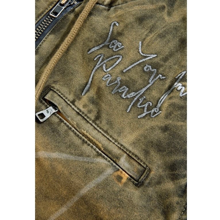 See You In Paradise Ashes to Ashes Hooded Work Jacket (Vintage Wheat) 91670