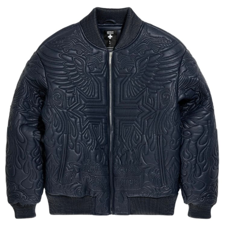 See You In Paradise Sinister Bomber Jacket (Navy) 91666