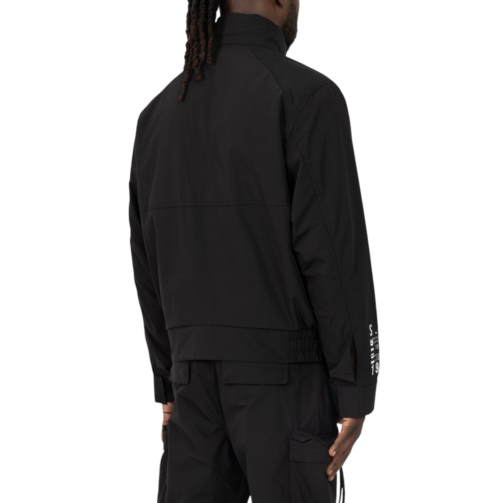 Smoke Wise Utility Windbreaker Set (Black)