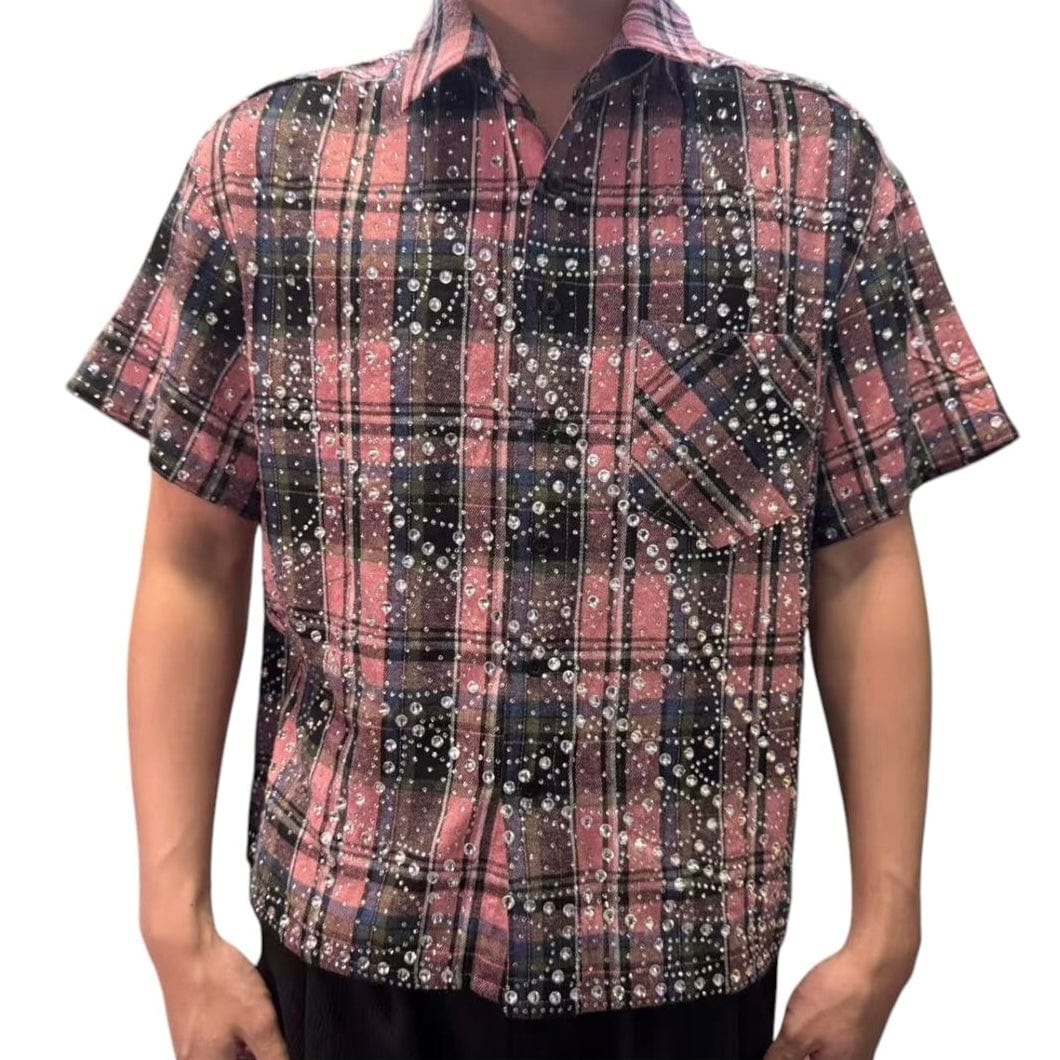 The Syndicate Milano Short Sleeve Flannel (Red)