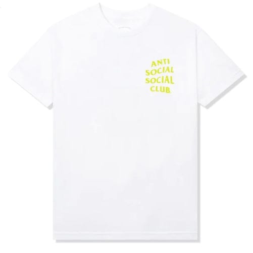 Anti Social Social Club Yellow Banded Tee (White)