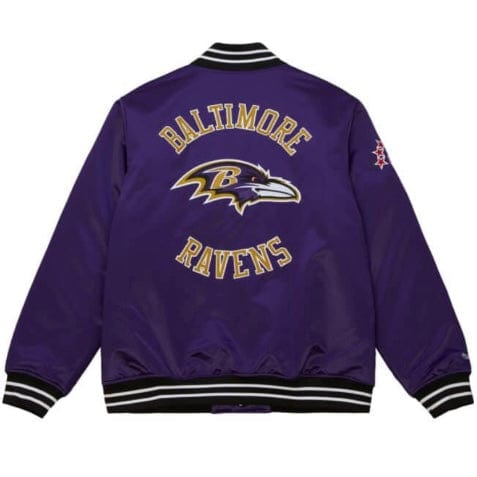 Mitchell & Ness NFL Baltimore Ravens Heavyweight Jacket (Purple)