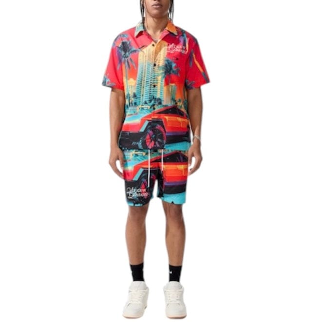 Jordan Craig Retro Wanderlust Party Short & Shirt Set (Miami) 2060-2060S