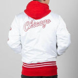 Mitchell & Ness NBA Chicago Bulls S.O.U.L Cherry Bomb Jacket (White)