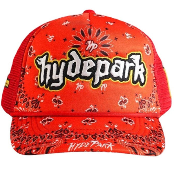 Hyde Park HP Bandana Trucker Hat (Red)