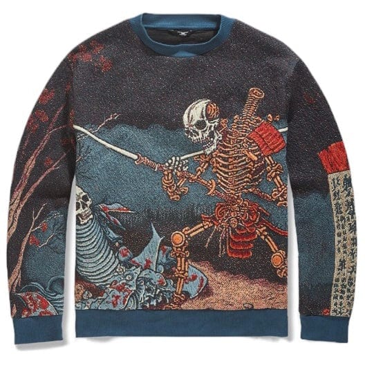 Jordan Craig Silk Road Crewneck Sweater (Skulletal) 3974