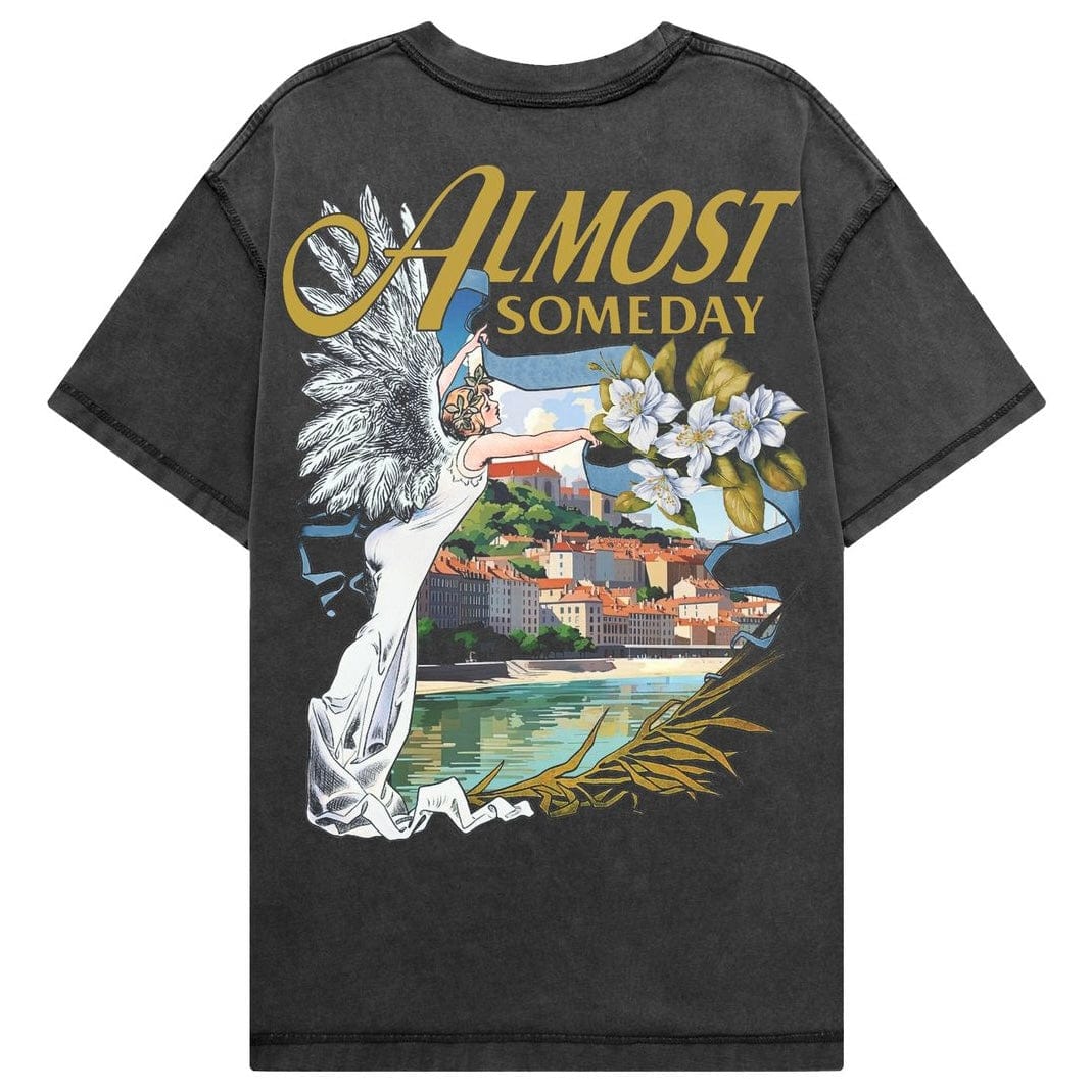 Almost Someday Ibiza Tee (Black) AS-F25-026