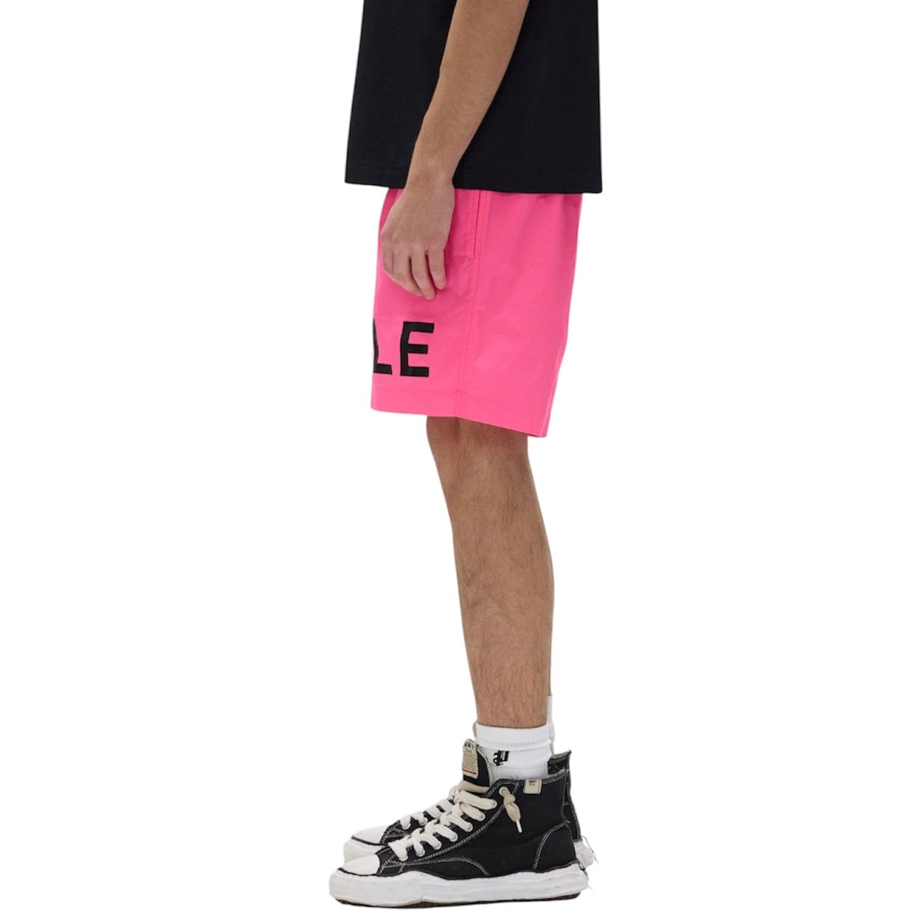 Purple Brand Wordmark Swim Shorts (Neon Pink) P504-PNPW325
