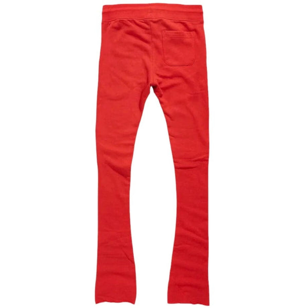 Boys Jordan Craig Uptown Stacked Sweatpants (Red) 8860LB