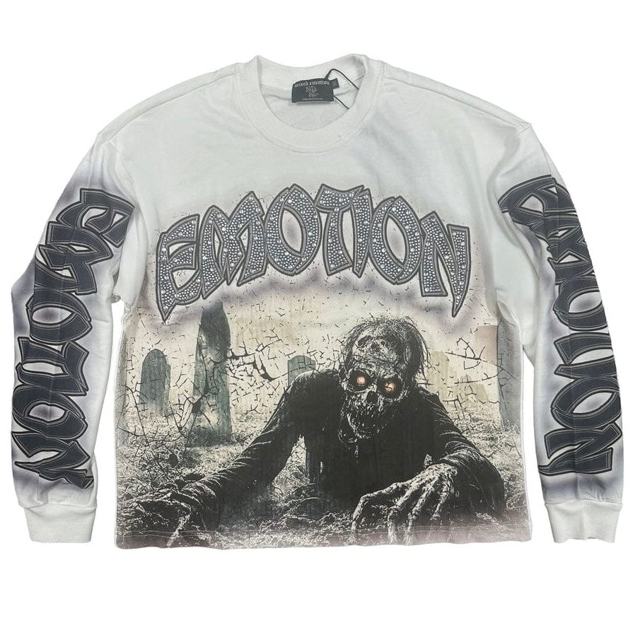 Mixed Emotion Resurrection LS Tee (White)