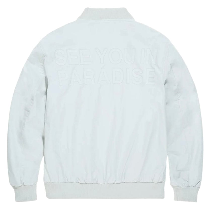 See You In Paradise Cruel Intentions Bomber Jacket (Light Grey) 91771