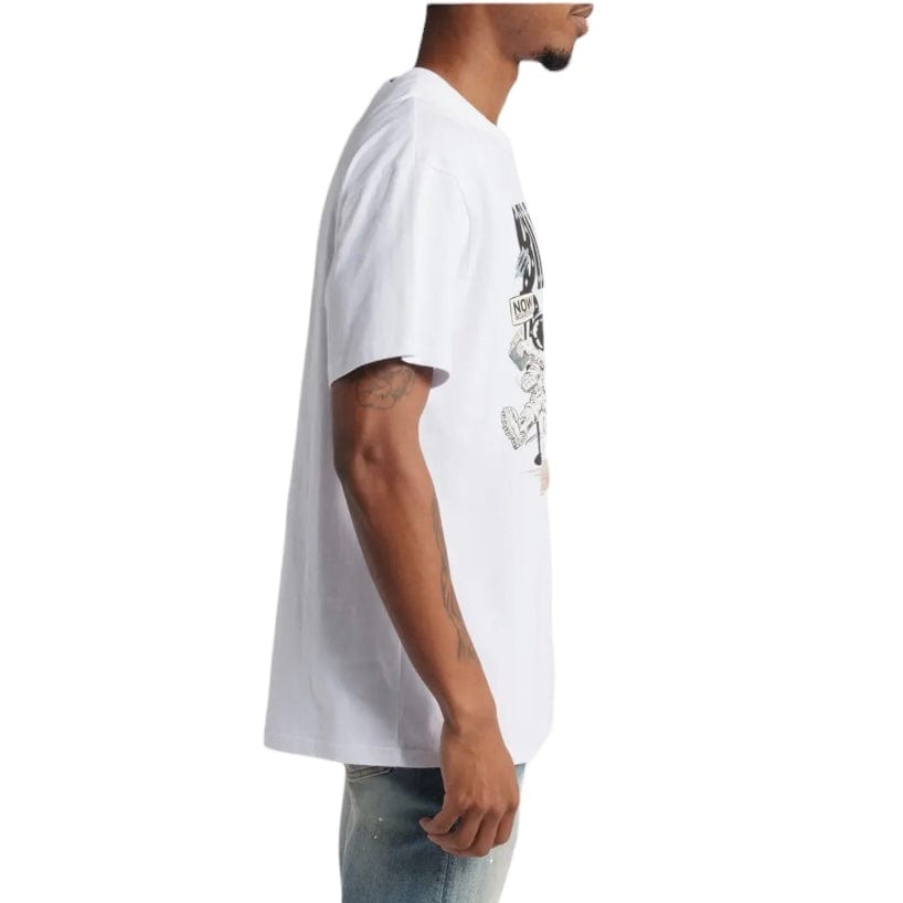 Billionaire Boys Club BB Now Boarding SS Tee (Bleach White) 841-7205