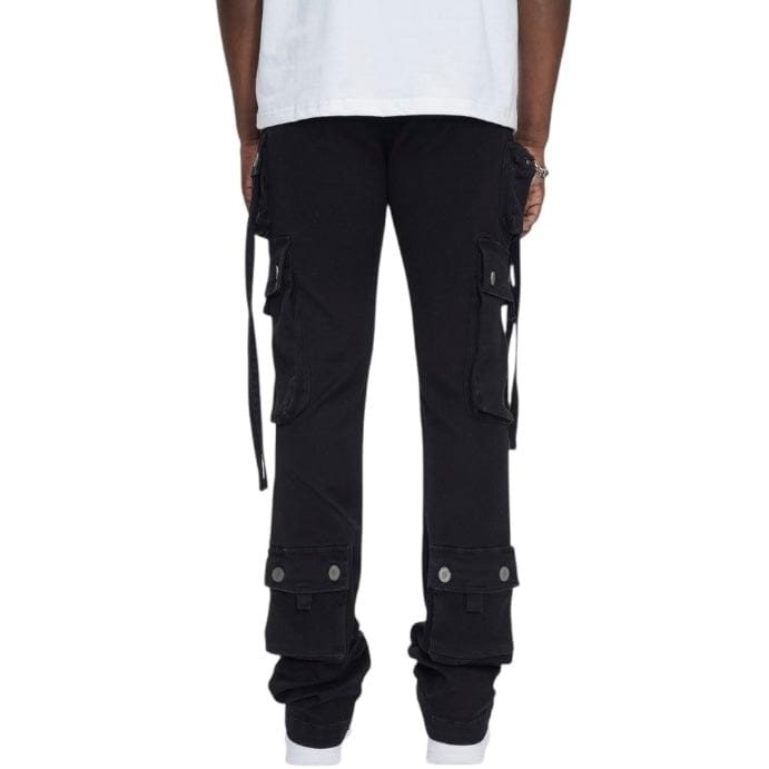 Anom Amula Stacked Denim Jean (Jet Black) ANM219STA