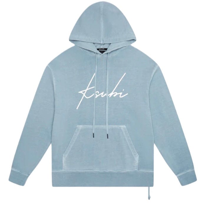 Ksubi Skript Biggie Hoodie (Ice Blue) MFA24FL005