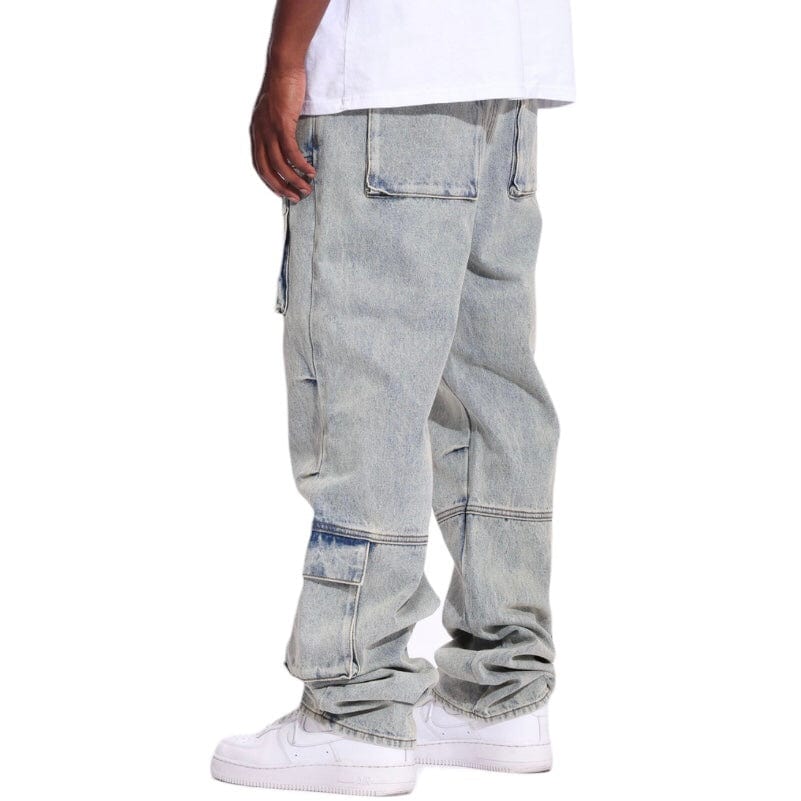 Crysp Freddie Cargo Denim (Light Bleach) CRYSP25-107