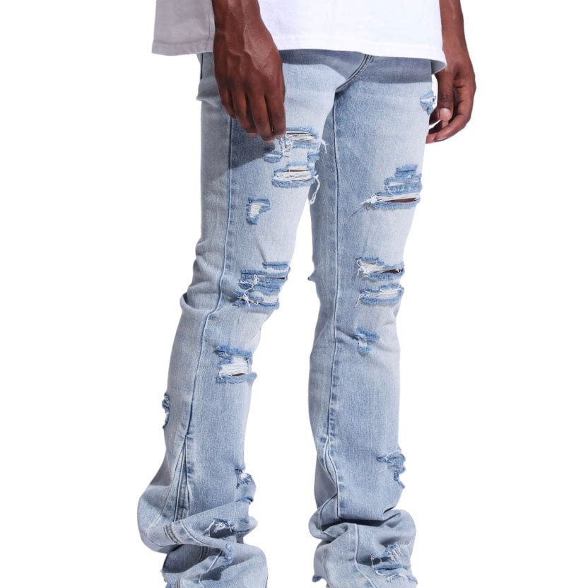 Crysp Arch Flare Denim (Light Distress) CRYSP25-117