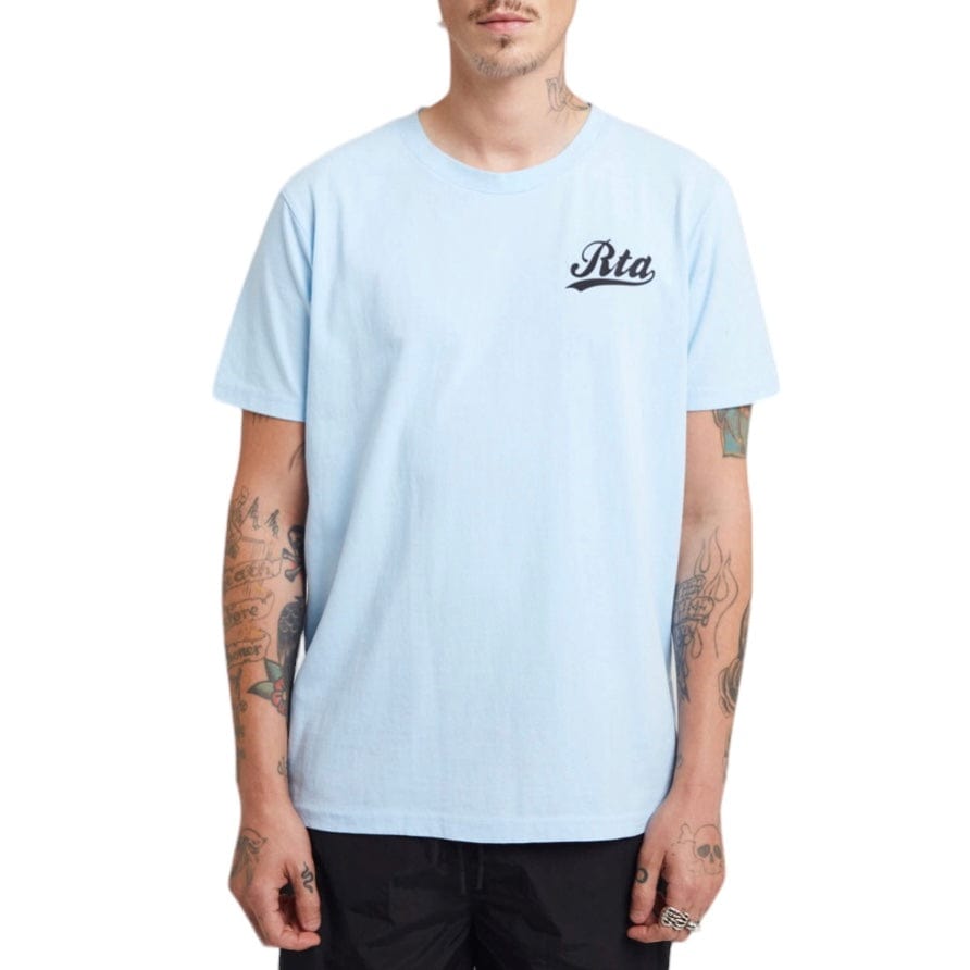 Rta Liam Script Tee (Light Blue Collegiate) MU24K627-T1192LBCLS