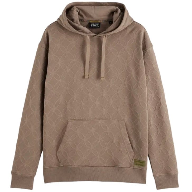 Scotch & Soda Jacquard Terry Hoodie (Cappuchino) 178450