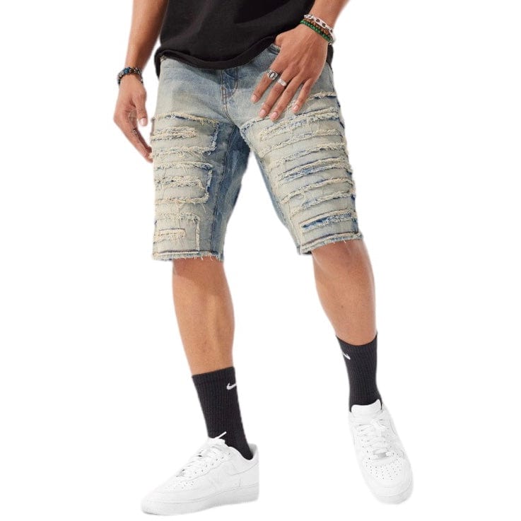 Jordan Craig Og Python Denim Shorts (Lager) J1148S