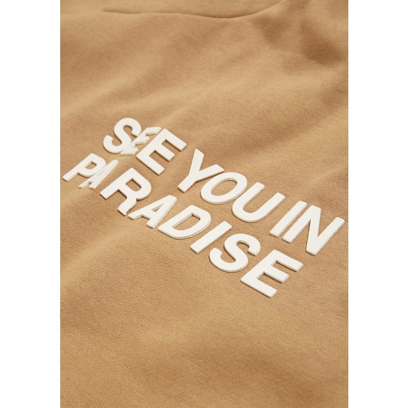 See You In Paradise Tonal Pullover Hoodie (Mocha) 8899H