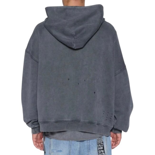 Ksubi Blasted Ekcess Hoodie (Rhino Black) MPF25FL005