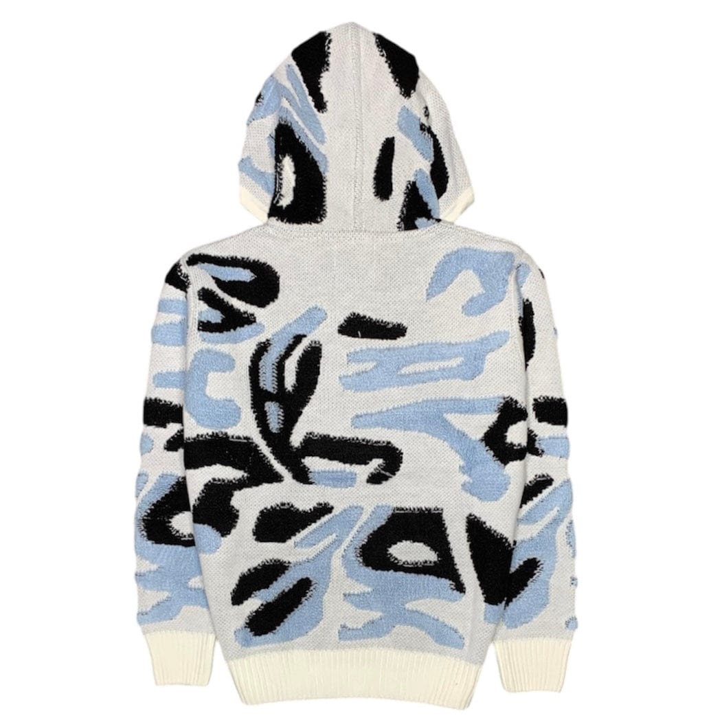 One In A Million Doodle Pullover Sweater Hoodie (Blue) KG-633