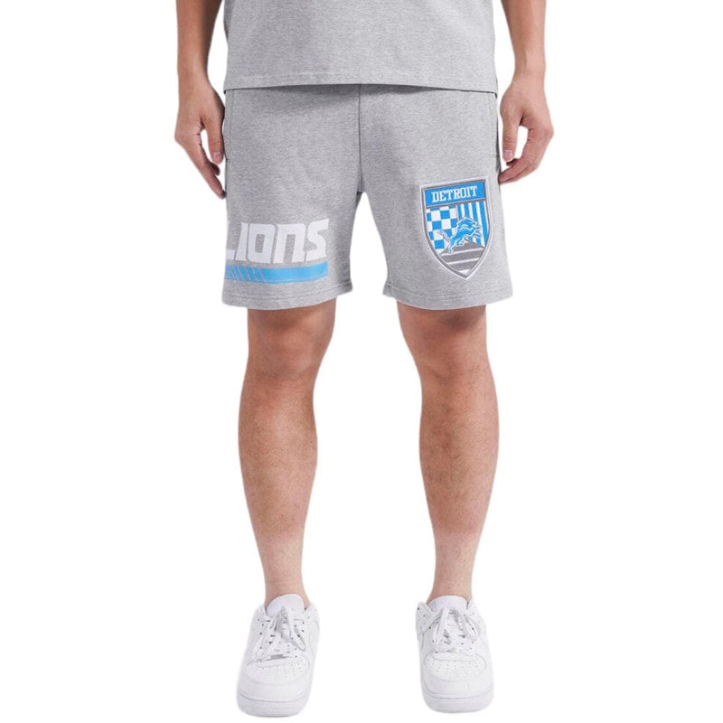 Pro Standard Detroit Lions Fast Lane Fleece Short (Heather Grey)