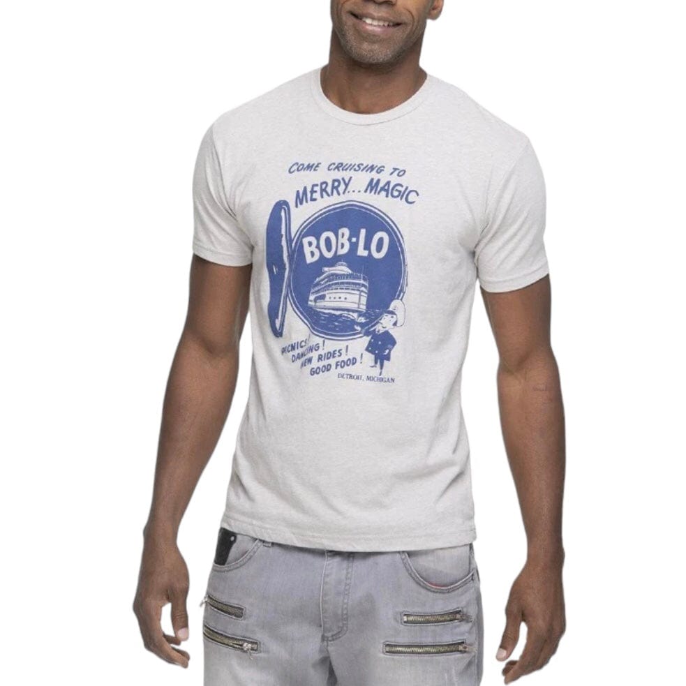 Ink Detroit Vintage Bob-Lo Island T Shirt (Light Grey) 3107