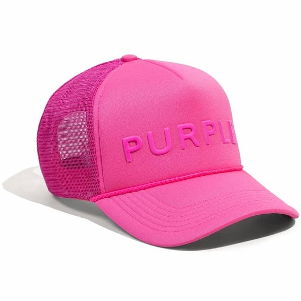 Purple Brand Silicone Foam Trucker Hat (Pink) P902-FTPK423
