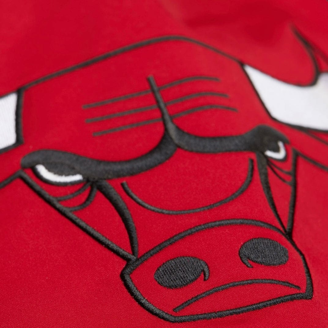 Mitchell & Ness Chicago Bulls Team Origins Satin Full-Snap Jacket (Black)