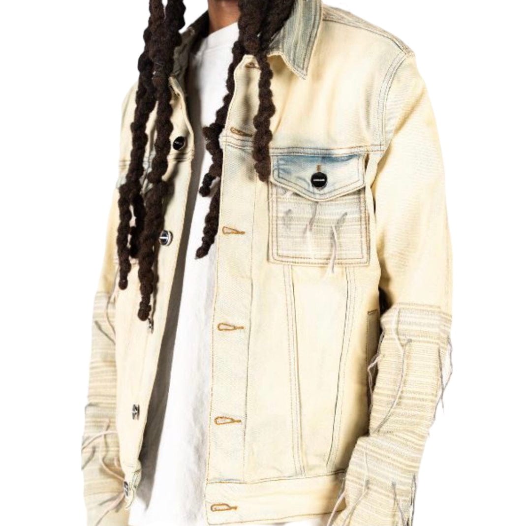 Pheelings "Phree Spirit" Denim Jacket (Light Blue/Sand)