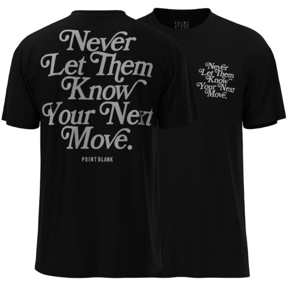 Point Blank Never Let Them Luxe T Shirt (Black/Gray)