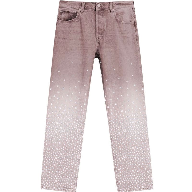 Almost Someday Solomon Rhinestone Denim (Maroon) AS-F25-066