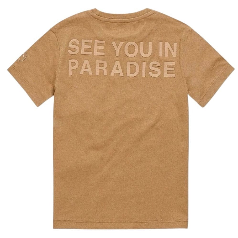 Kids Jordan Craig See You In Paradise T Shirt (Mocha)